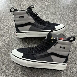Vans MTE Sk8-Hi Waterproof Insulated Shoes Mens 6 Womens 7.5 Black Grey Outdoor